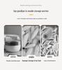 Scatola Quadrata Ermetica in Plastica per Conservare Noodles con Coperchio per Cucina e Frigo