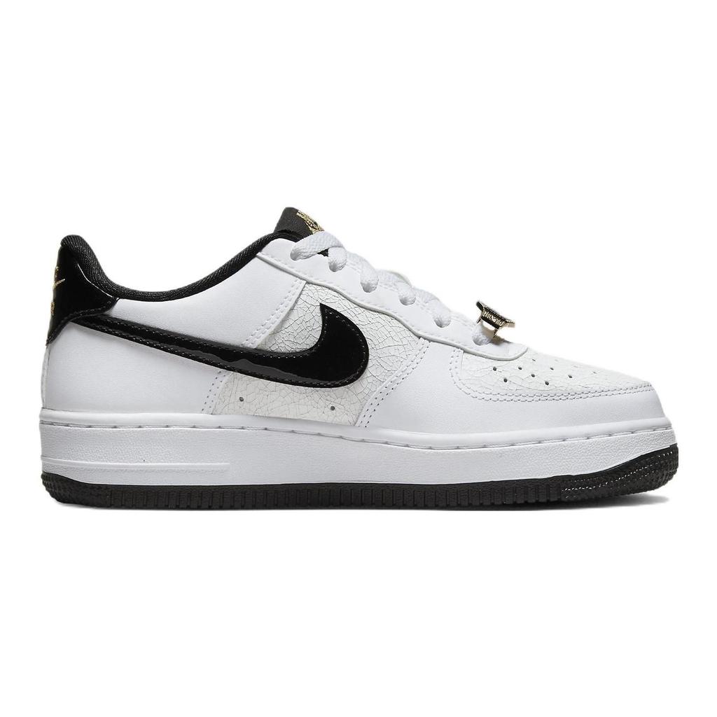 Nike Air Force 1 LV8 GS World Champ Kids Sneakers White Pure-Platinum Black DQ0300-100