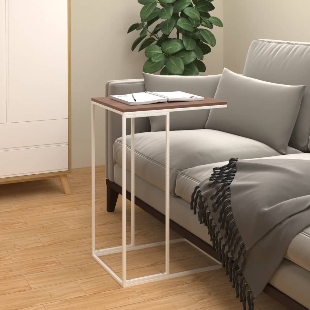 VidaXL Side Table White 40x30x59 Cm Engineered Wood 343094