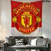 Man Utd N Wall Hanging Printed Fabric Blanket Decorative Tapestries for Bedroom Living Room Home Decor