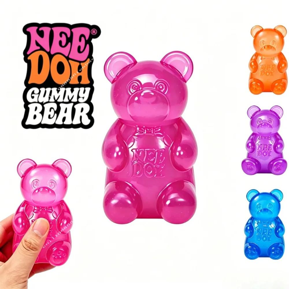Needoh 12Cm Big Bear Maltose Pinch Stress Relief Ball Stress Relief Toy Pinch Music Slow Rebound