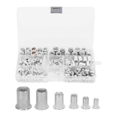 165 pz Scatola Rivetto in Alluminio Inserto Dado Set Accessori M3  4  5  6  8  10
