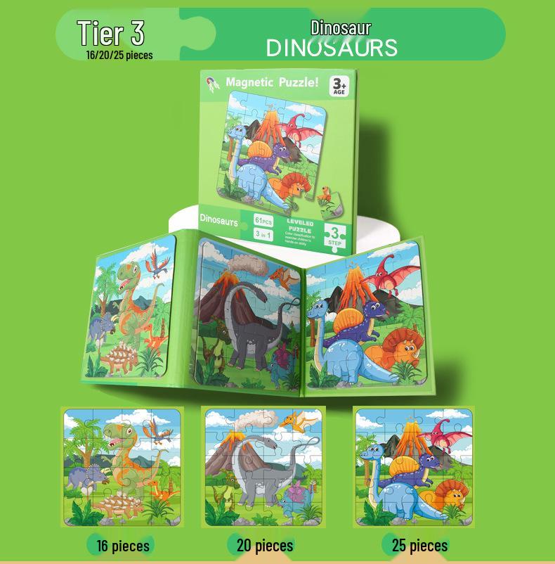 Magnetic Puzzle for Toddlers: Early Educational Toy for Ages 1-6, Boys & Girls