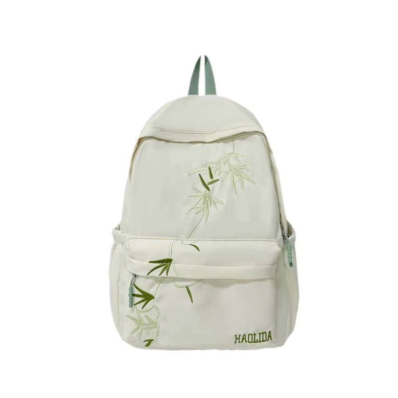 Schoolbag College Student High School Student Backpack Women's New Chinese Style Embroidered Schoolbag Women's Travel Lightweight Small Backpack
