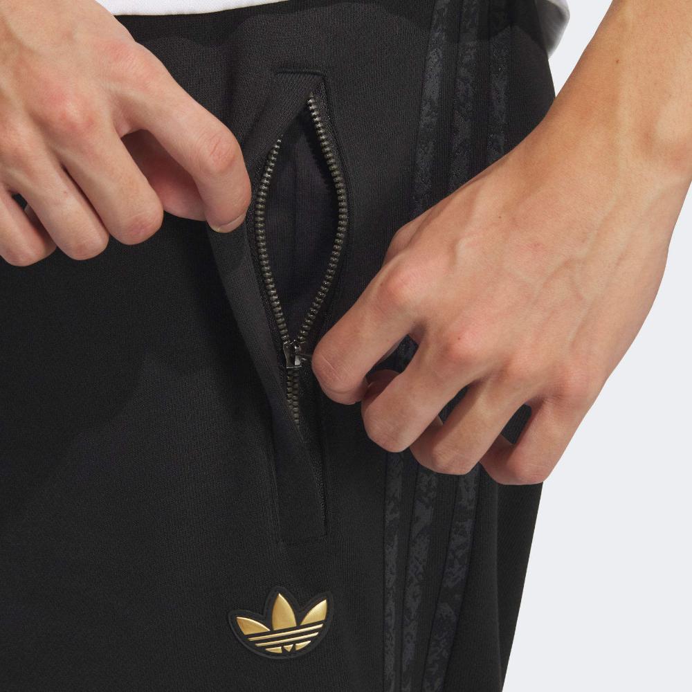 Adidas Originals FW24 Year Of The Snake Limited Comfortable Simple Versatile Fashion Knitted Sports Pants Men Bottoms Black JL8376