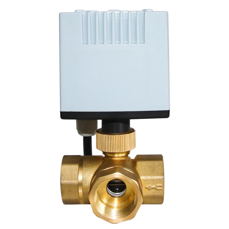 Waterproof Pure Copper Electric Two-Way Valve for Outdoor HVAC Systems