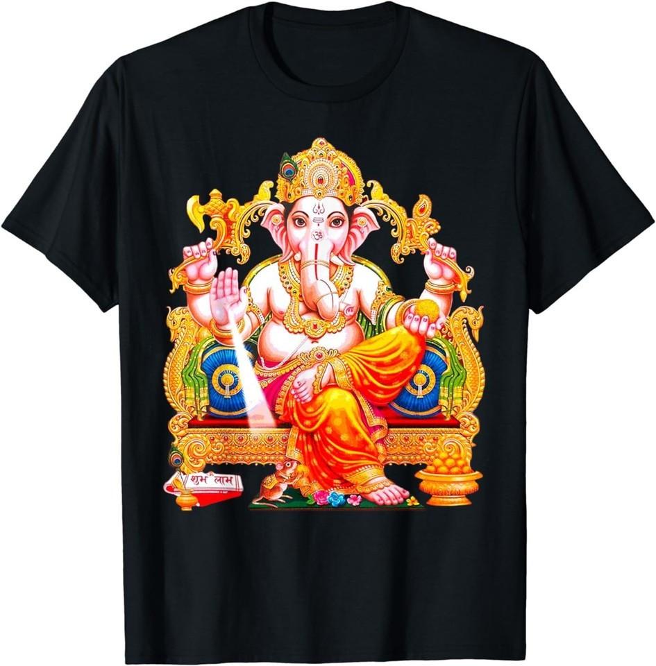 New Hindu God Ganesha Yoga Spiritual Shirt Made In USA Size S To XL