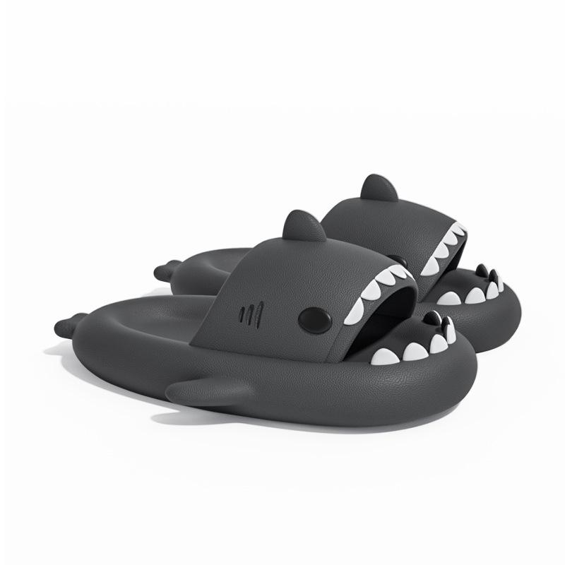 Shark Summer Slippers: Non-Slip Thick Sole for Men and Women, Indoor and Outdoor Wear.