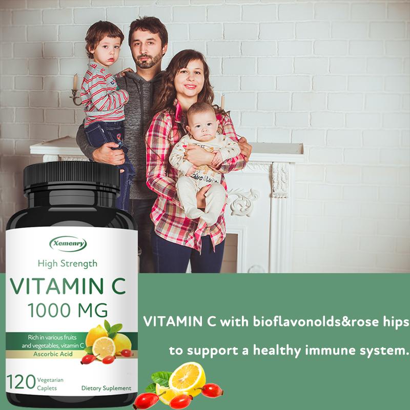 XEMENRY High-Efficiency Vitamin C Serum: Boosts Immunity, Provides Antioxidant Benefits, and Is Gluten-free.