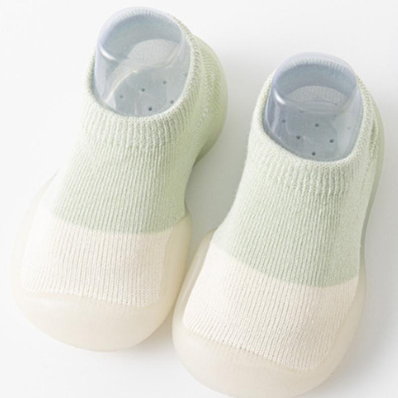 

Весна Лето Новые Мальчики Девочки Детские Цветные Столкновения Мягкая Подошва Нескользящие Не Падают С Пятки Детские Ходьбы Обувь Носки Обувь 26-27 светло-зеленый