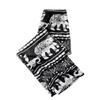 Women's Summer Bohemian Elephant Print Ice Silk Wide-Leg Yoga Pants
