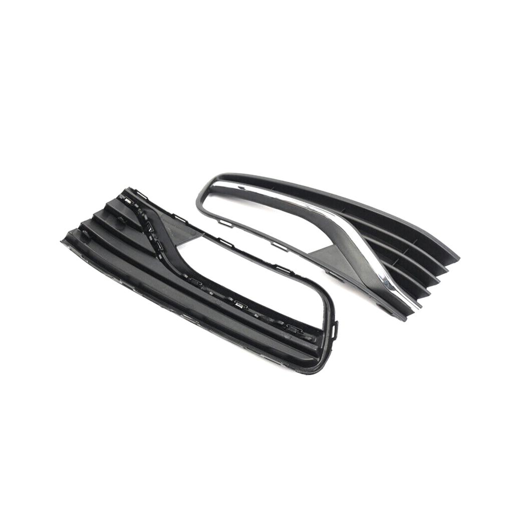 Front Bumper Lower Left and Right Fog Light Cover Grills for VW POLO 6R 2014-2017 6C0854661C 6C0854662C