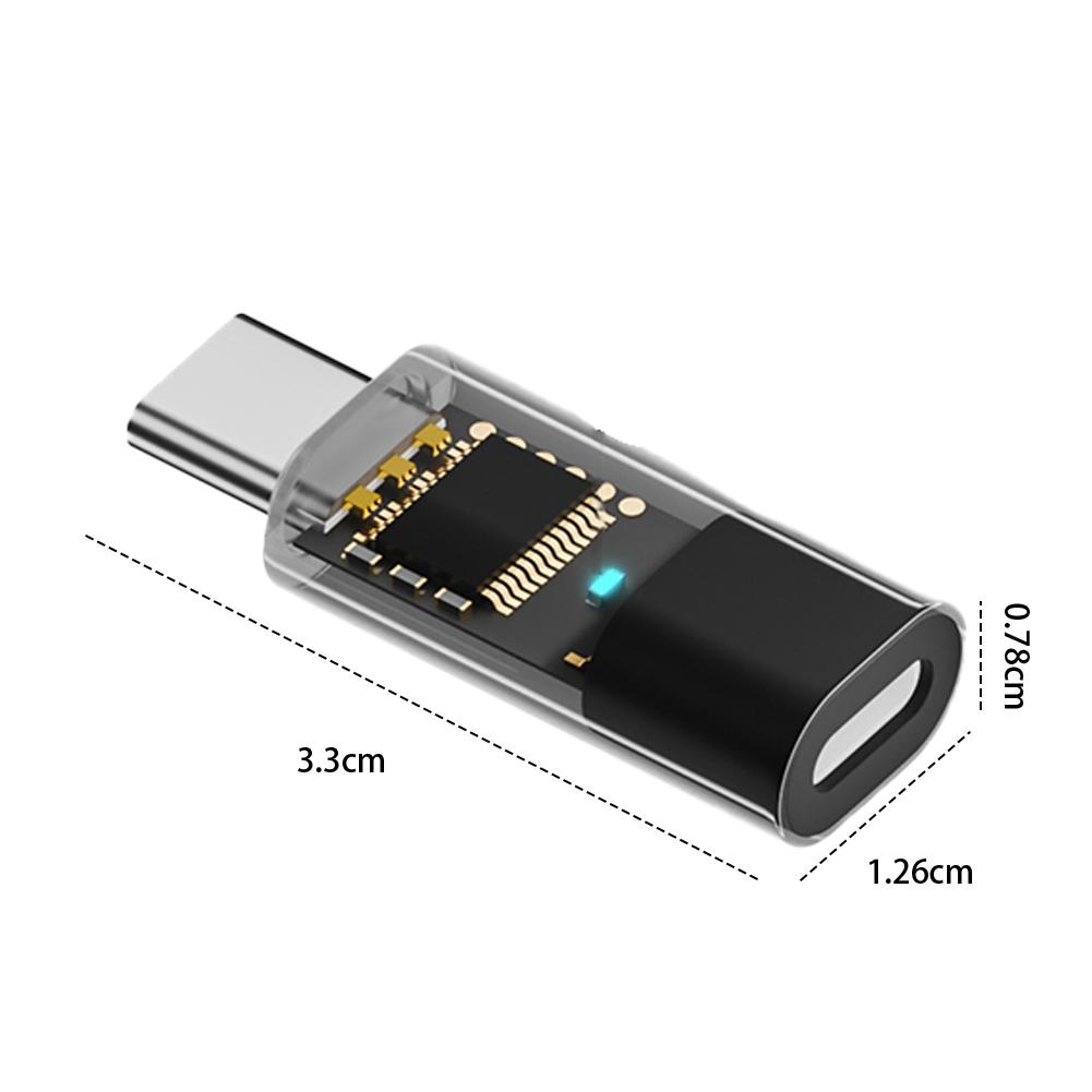 Ligting To Type-C Connecter Adapter for Apple Pencil 1st Generation Bluetooth-Compatible Stylus Pen Charger Converter