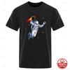 Funny Astronaut Space Basketball TShirt Unisex Unisex Soft Cotton Cool Comet Meteor Slam Dunk Outer Space Galaxy Graphic Vintage Tee