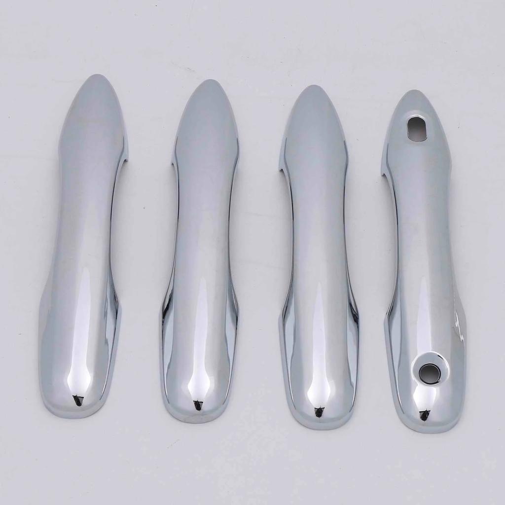 For Toyota Yaris Cross     2024 ABS Carbon Fiber Black Door Handle Cover Trims Car Styling Accessories