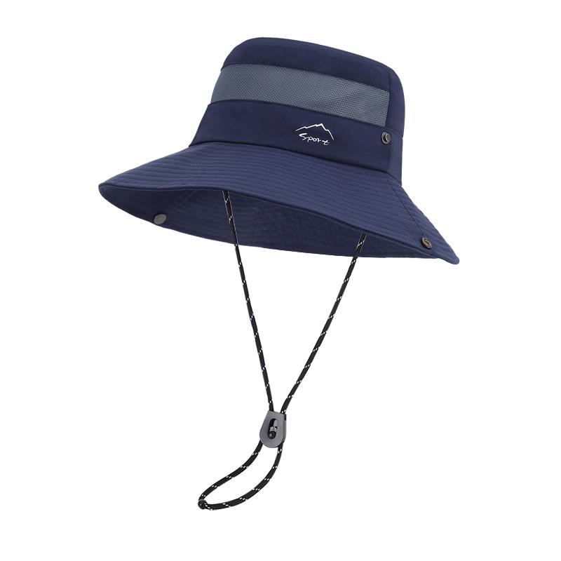 Summer Big Eaves Hat for Men and Women Mountaineering and Fishing Speed drying Waterproof Detachable Top Fisherman's Hat