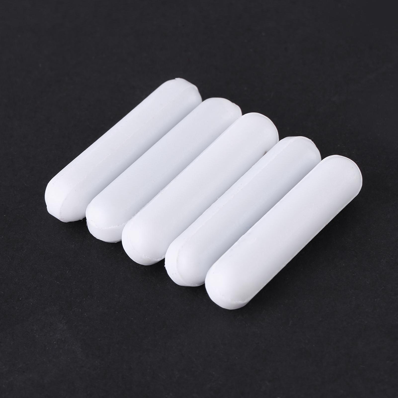 

5pcs Type C White Color PTFE Stir Bar Laboratory Stirrer Flea Lab Spinner for Magnetic Mixer