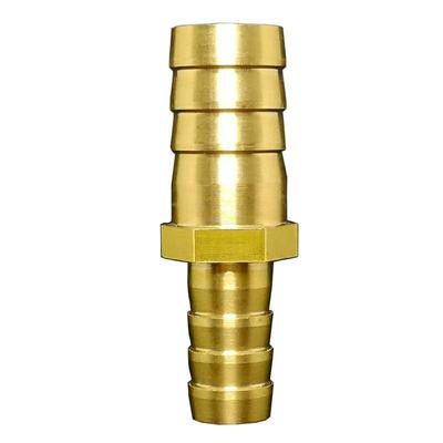 4mm 5mm 6mm 8mm 10mm 12mm 14mm 16mm 18mm 20mm 2-Wege-Schlauchverschraubung aus Messing mit geradem Widerhaken und Reduzierstück für Kupplung