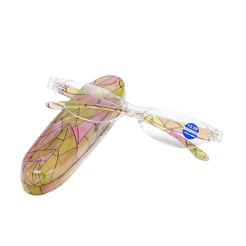 

Новые Женские Мужские Портативные Антирадиационные Очки Очки с Защитой от Синего Света С Чехлом для Хранения Диоптрийные Очки от +1.0 до +4.0 +4.0