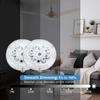 Haofy 18W Magnetic LED Ceiling Fan Light Panel Adjustable Brightness, Memory Function Super Bright Easy Installation, Long Lifespan, Works with