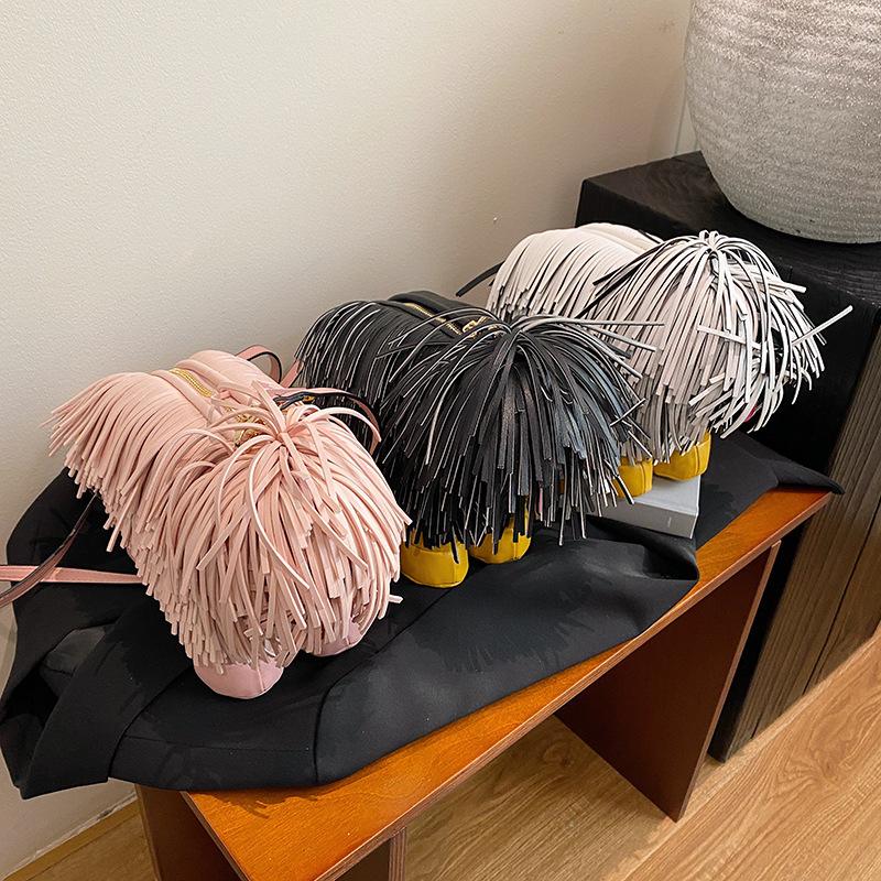 Original Bags for Women 2024 Tassel Dog Handbags Designer Luxury Bag Small Shoulder Crossbody Bags