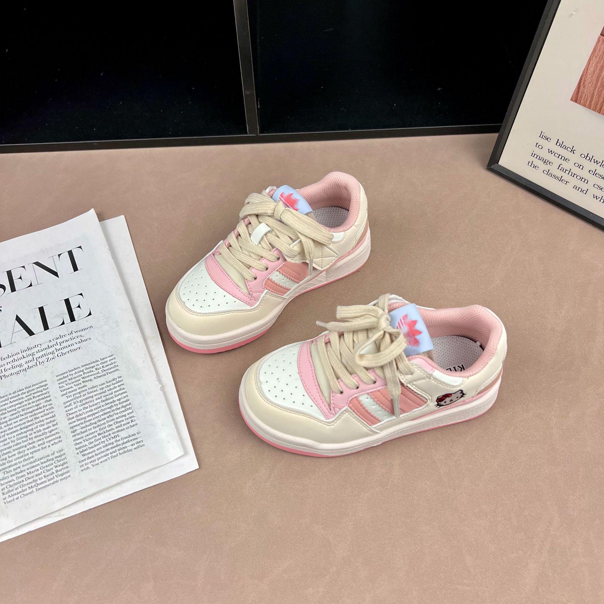 

2026 New Breathable Color Block Low-Top Shoes for Kids, Soft Sole, Versatile, Trendy Contrasting Colors, Casual Sports Footwear for Boys and Girls. 29 рожевий