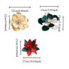 Multi-color Artificial Christmas Flowers Flower Head Xmas Tree Ornaments  Event Layout