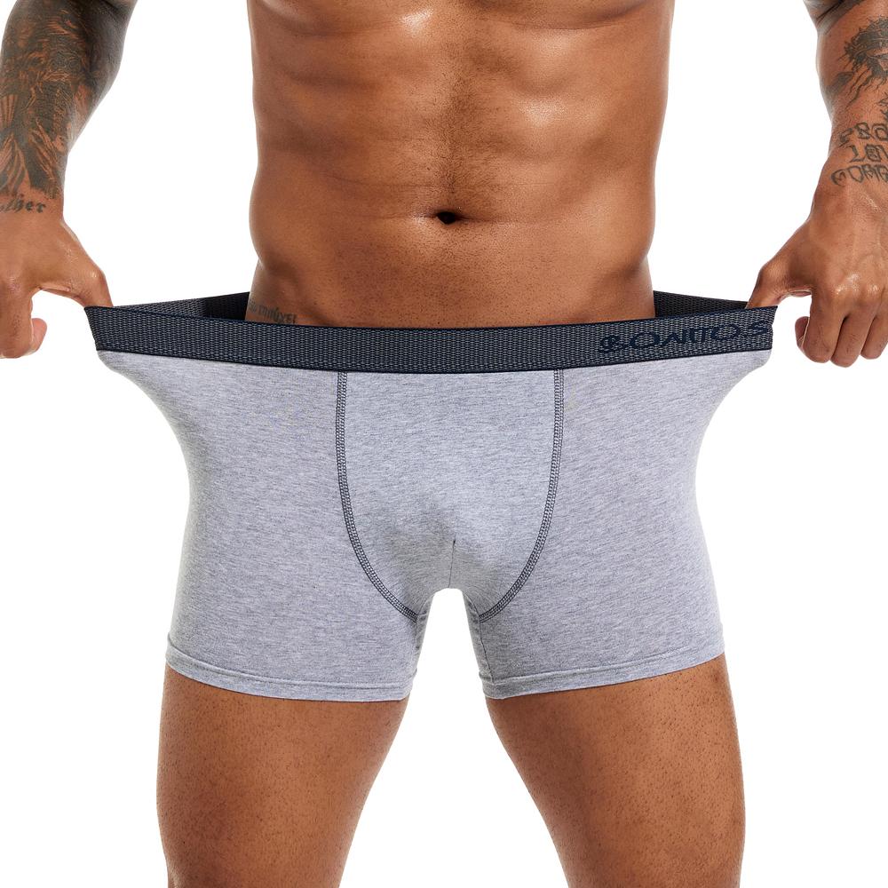 

1 шт. мужские трусы, хлопковые боксеры, удобное нижнее белье для мужчин, трусы XXL