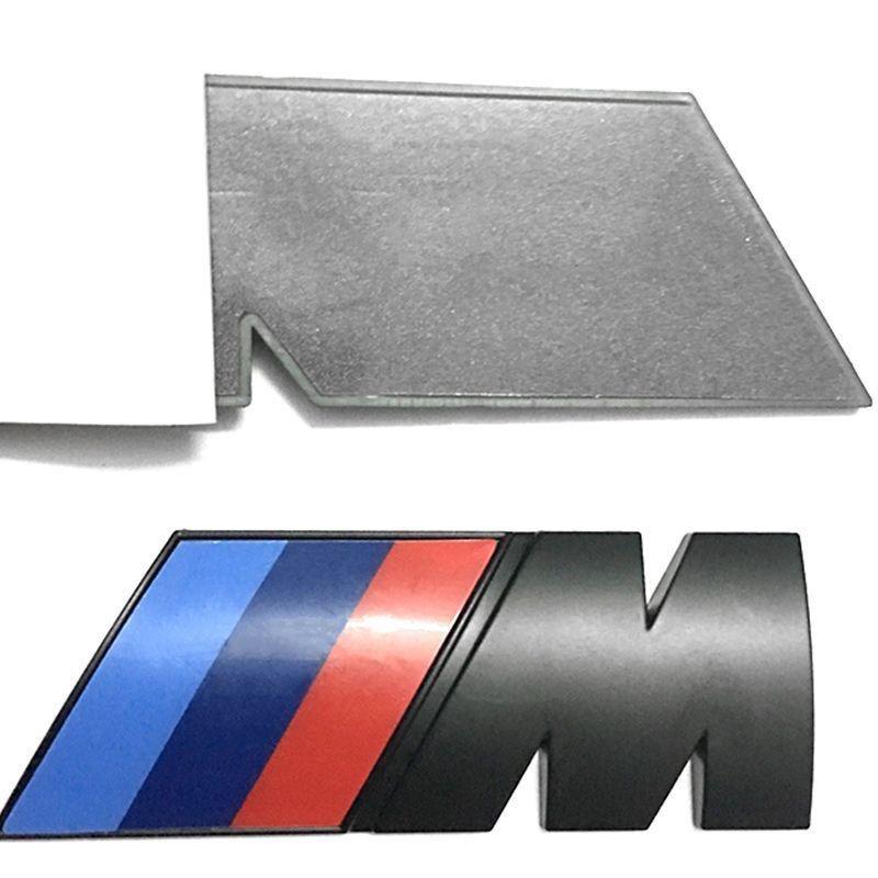 Hot For BMW M  For BMW M 1 3 5 7 Series Power M2 M3 M5 M4 M6 M7 E46 X1 X3 X5 X6 Car Rear Luggage Compartment Logo Sticker Metal Sticker M Logo e1