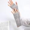 Fingerlose Handschuhe aus Strickwolle im koreanischen Stil für Herren und Damen – kurze Twist-Mode für Herbst/Winter