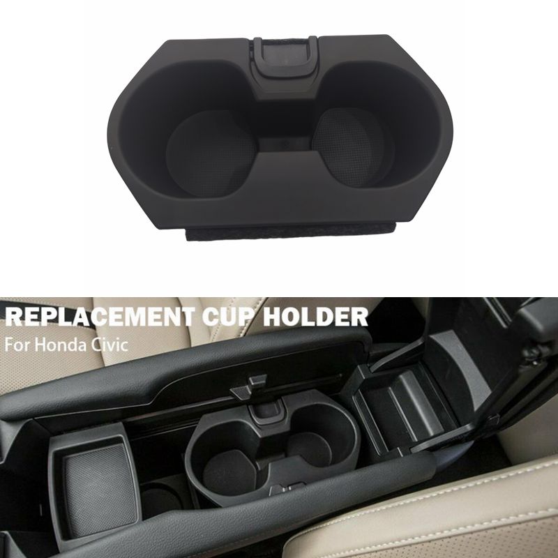 Car Cup Holder ert For Honda Civic 2016 2017 2018    Accessories Center Console Drink Cup Holder 83446-TBA-A01ZA