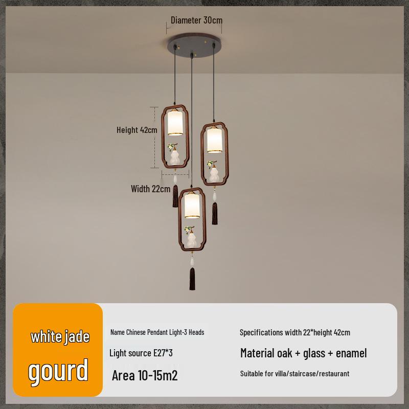 Modern Chinese Spiral Chandelier for Duplex Villas and Restaurants