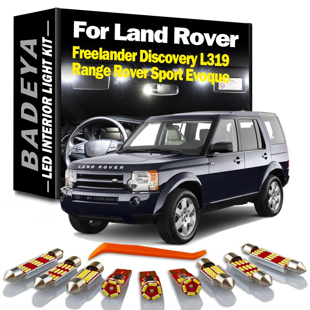 For Land Rover Freelander Discovery L319 Range Rover Sport Evoque P38 L322 L320 LR2 LR3 LR4 1 2 3 4 LED Interior Map Light Kit