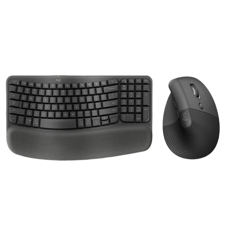 

Logitech WaveKeys & Lift Ergonomic Keyboard and Mouse Combo