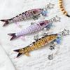 Artificial Fish Baits Keychains Lightweight Phone Lanyard Charm Accessory Unisex Bag Decoration For Outdoor Enthusiasts