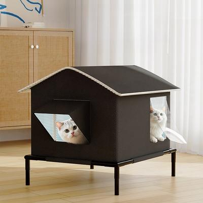 Outdoor Cat House Insulated Foldable Tent Pet Bed Waterproof for Cats and Small Dogs