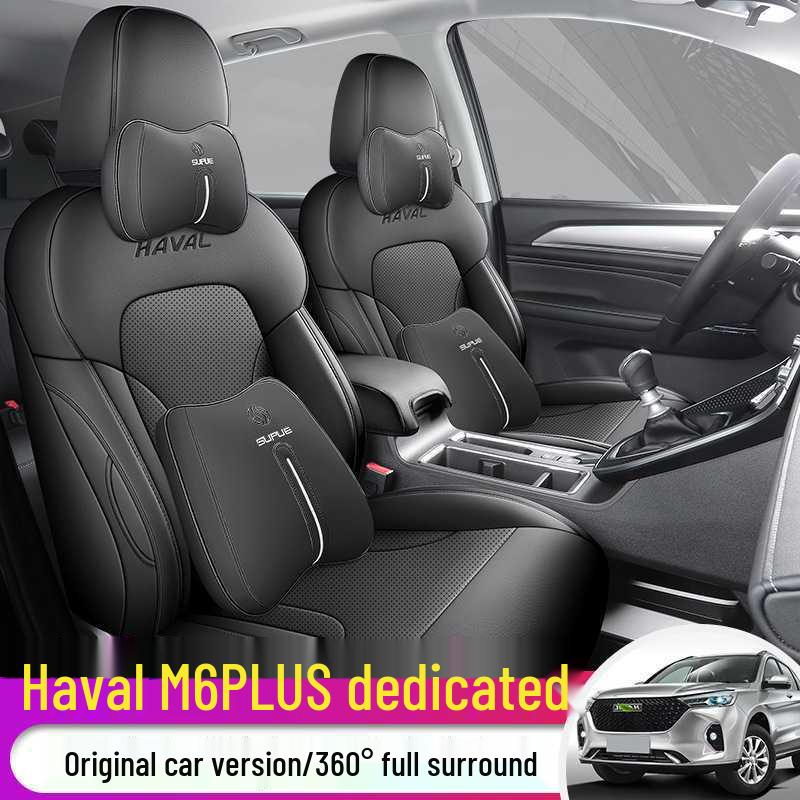 Perforated Leather Seat Covers for Haval M6 Plus 21/25 Models - Full Surround Cushion