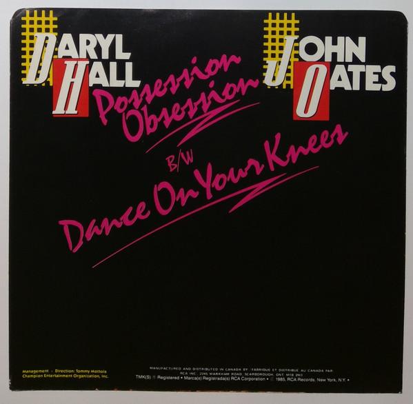 

7inch Record DARYL HALL JOHN OATES Possession Obsession PB14098 RCA 1985 Canada Dance Electronica Used