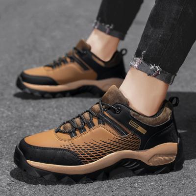 Herren Freizeitschuhe wasserdichte Schnürschuhe Outdoor-Sportschuhe bequeme Sneakers Plateauschuhe Masculino