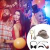 Detective Costume Include Hat,Glasses,Magnifying Glass Bowtie Beard Halloween Detective Fancy Dress Set for Adult Teen