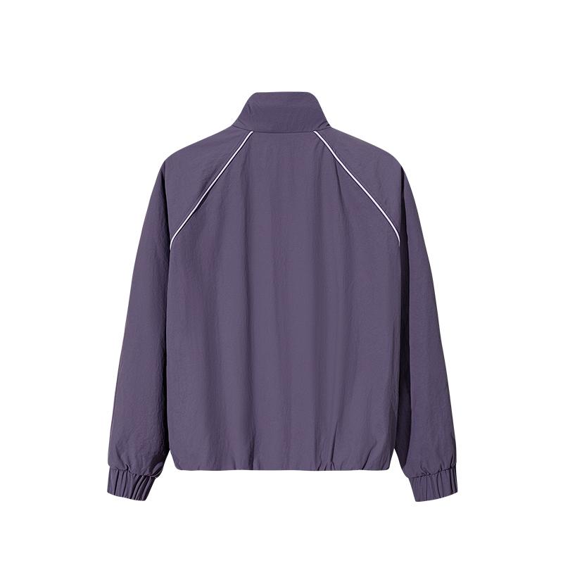 Anta Sports Retro Woven Jacket Women Jacket Deep-Plum 162618616-2