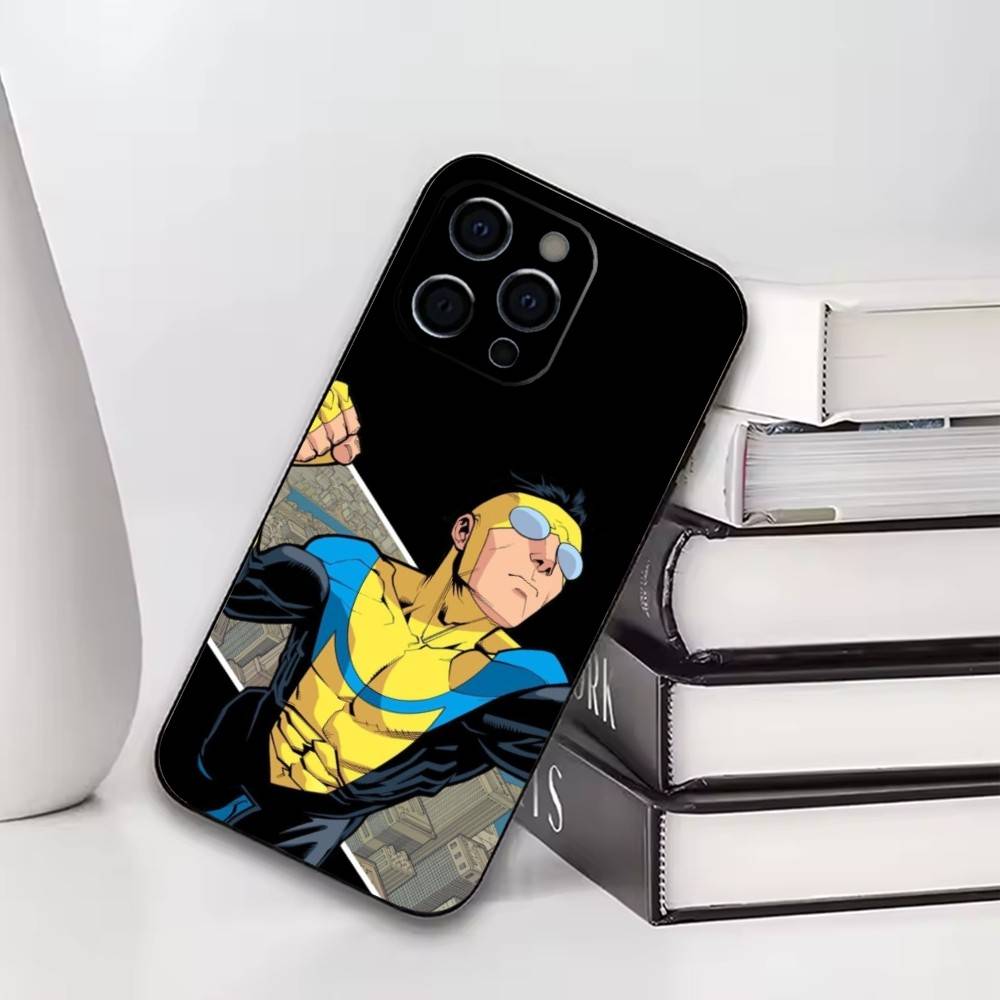I-Invincible Phone Case For iPhone17,16,15,14,13,12,11 Plus,Pro Others Soft Black Cover