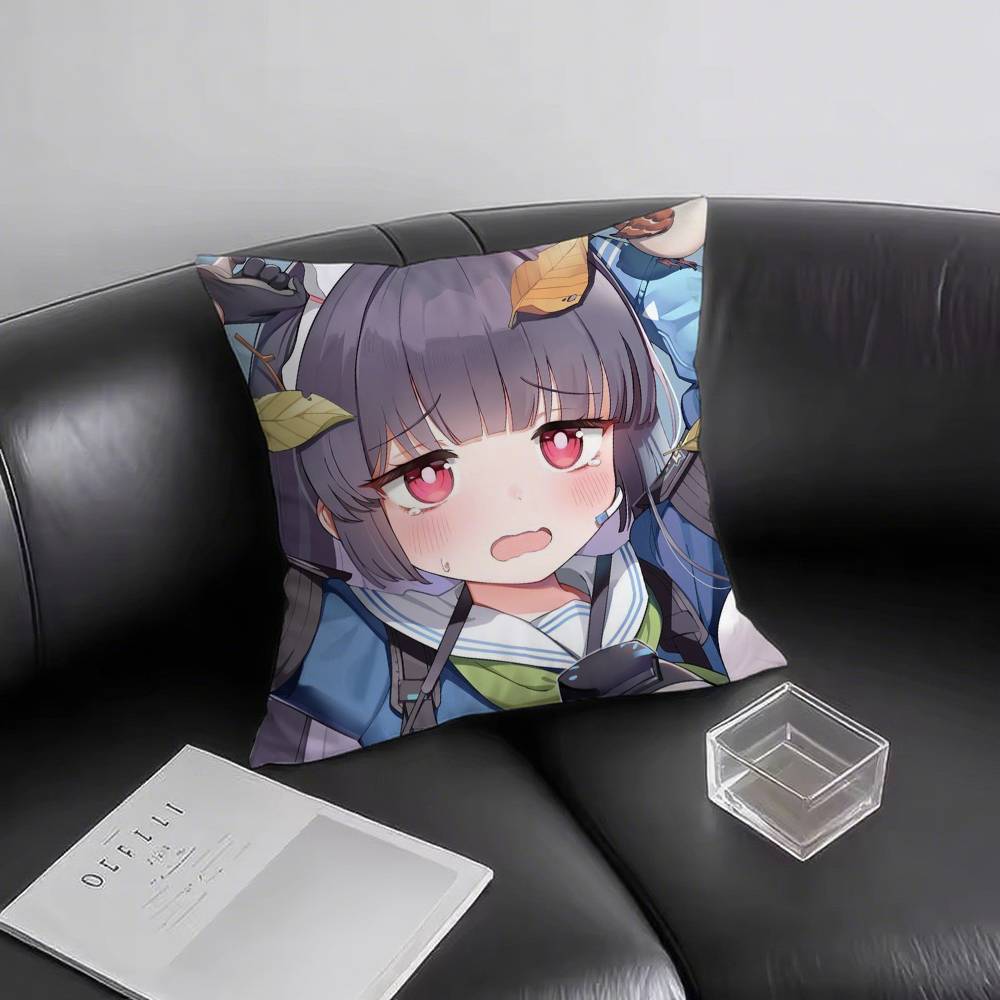 1pc Anime Blue Archive Kasumizawa Miyu Pillow Case Fashion Square Pillowcase Bedroom Sofa Room Ins Decoration Leisure