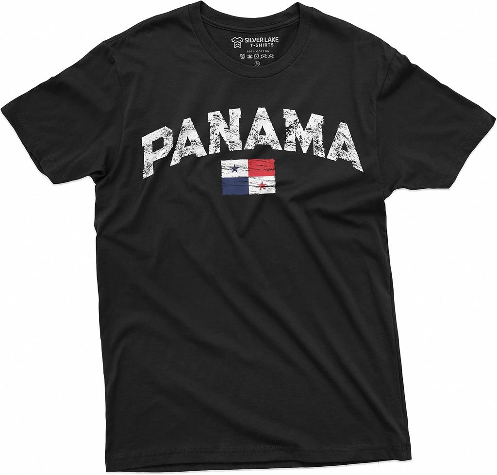 Panama T-Shirt Flag Coat of Arms Tee Shirt Nation Patriotic Tee Mens Womens Tshirt
