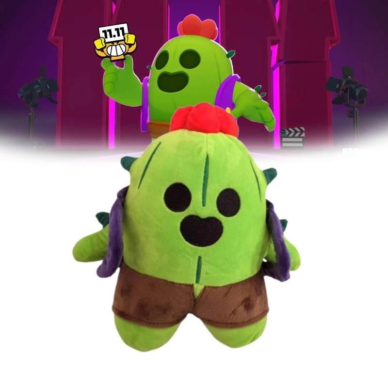 Mignon Cartoon Peluche Sauvage à Pointes Poupée Léon Héros Cactus Peluche Transfrontalière