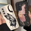 Beautiful Painting Butterfly Phone Case For Samsung Galaxy A14 A15 S21 S22 S23 S24 S255G FE Plus Ultra A25 A35 A52 A53 A54 A55