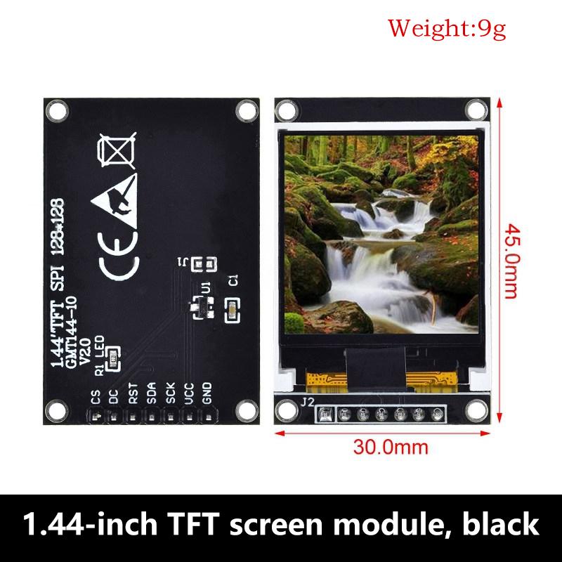 1.77/1.1/1.1/1.8 Inch SPI TFT LCD Screen Module 111X111 161X118 Color Display SPI Serial Port 7Pin Black PCB LIZAO For Arduino