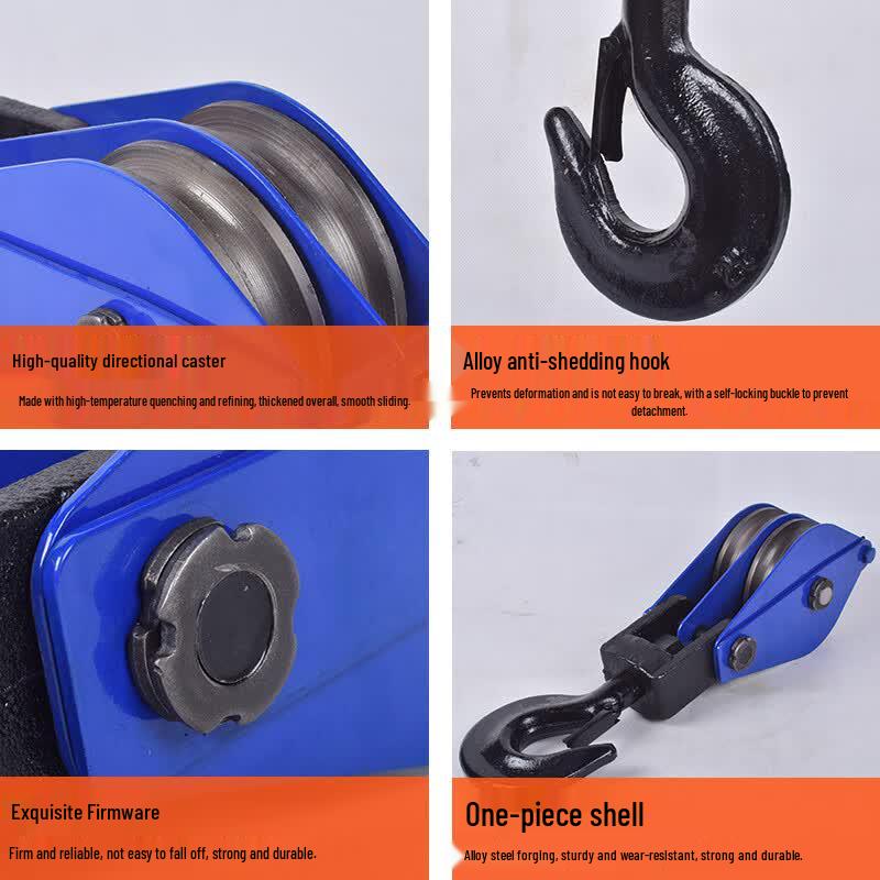 Dalan National Standard Bearing Steel Wire Rope Pulley Block