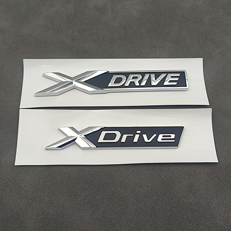 3D ABS X Drive Logo Xdrive Emblem Sticker Car Rear Trunk Badge For BMW E90 E39 E70 E84 E90 E60 E46 G20 G30 X1 X3 X5 Accessories