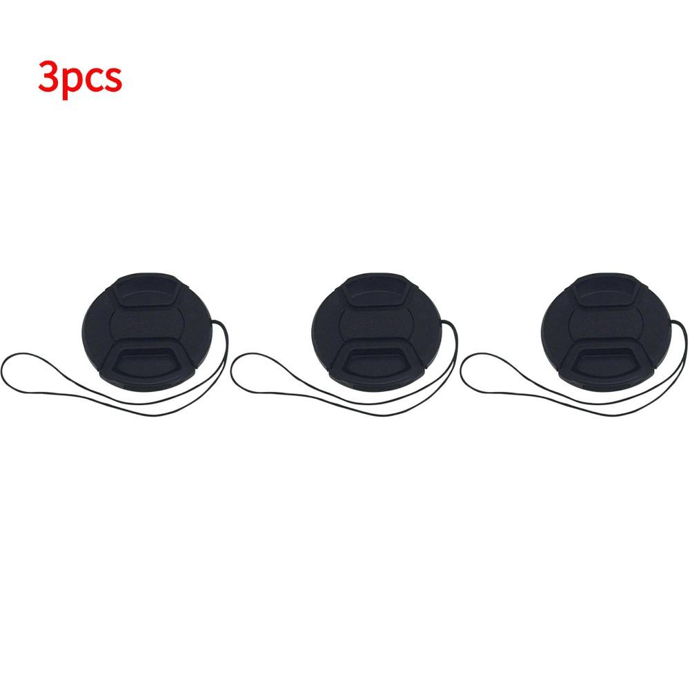 Camera Lens Cap Holder Cover Len Cover For Canon Nikon Sony 37 43 46 Camera Lens Cap Protection Cover With Anti-lost Rope